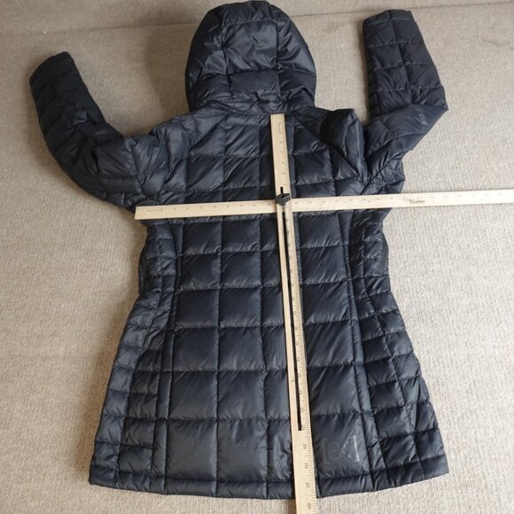 Burton Womens Jacket Medium Black Puffer Down Filled [AK] Removable Hood - Picture 13 of 14